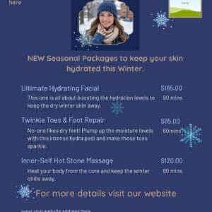 From Frosty to Fabulous – Winter Canva Templates for Beauty Salons