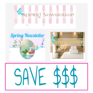 Spring Collection Bundle – Complete Canva Marketing Pack for Beauty Salons