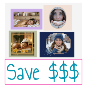 Winter Collection Bundle – Canva Templates for Beauty & Spa Promotions