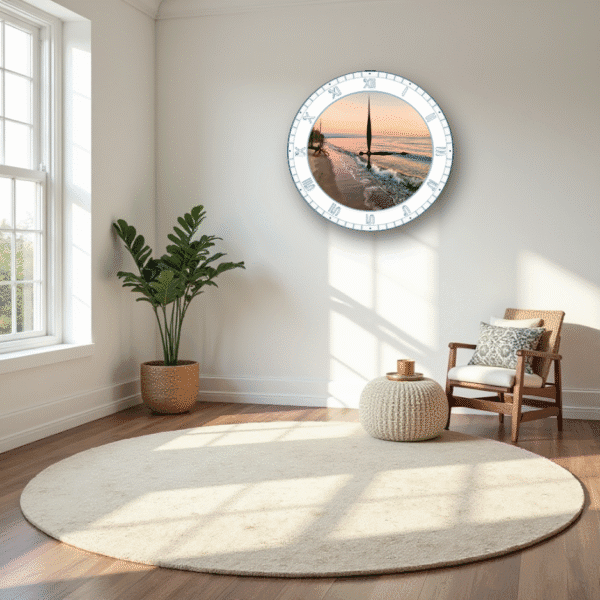 Custom photo handmade wall clock