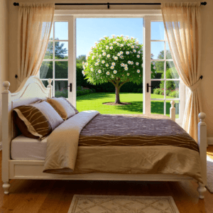 Gold Luxe and Coffee Wave Doona/Duvet Set