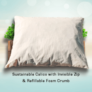 Pet Bed Foam Insert – Refillable Foam Crumb Cushion (Insert Only) 80 × 65