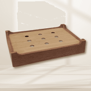Solid Hardwood Elevated Pet Bed Frame - Image 2