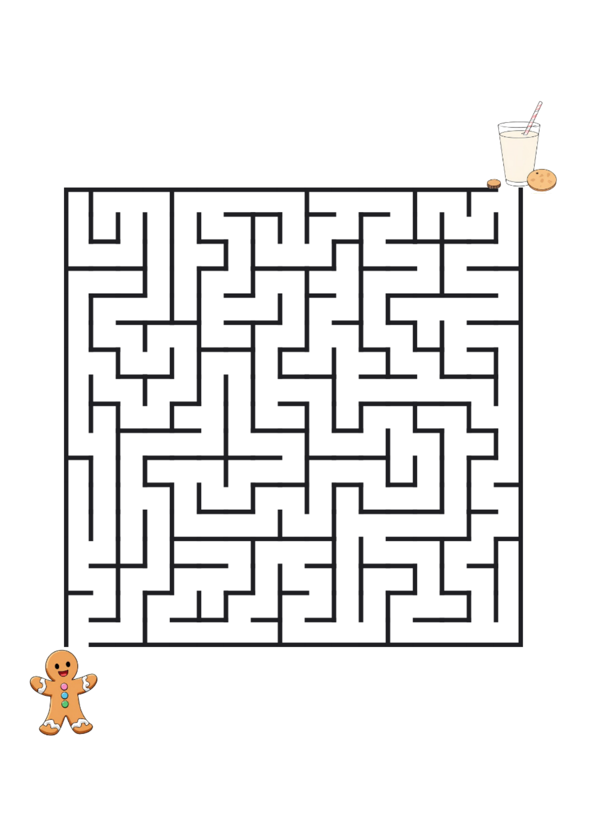 Christmas Mazes – Very Hard – 100 Printable Puzzles - Image 2