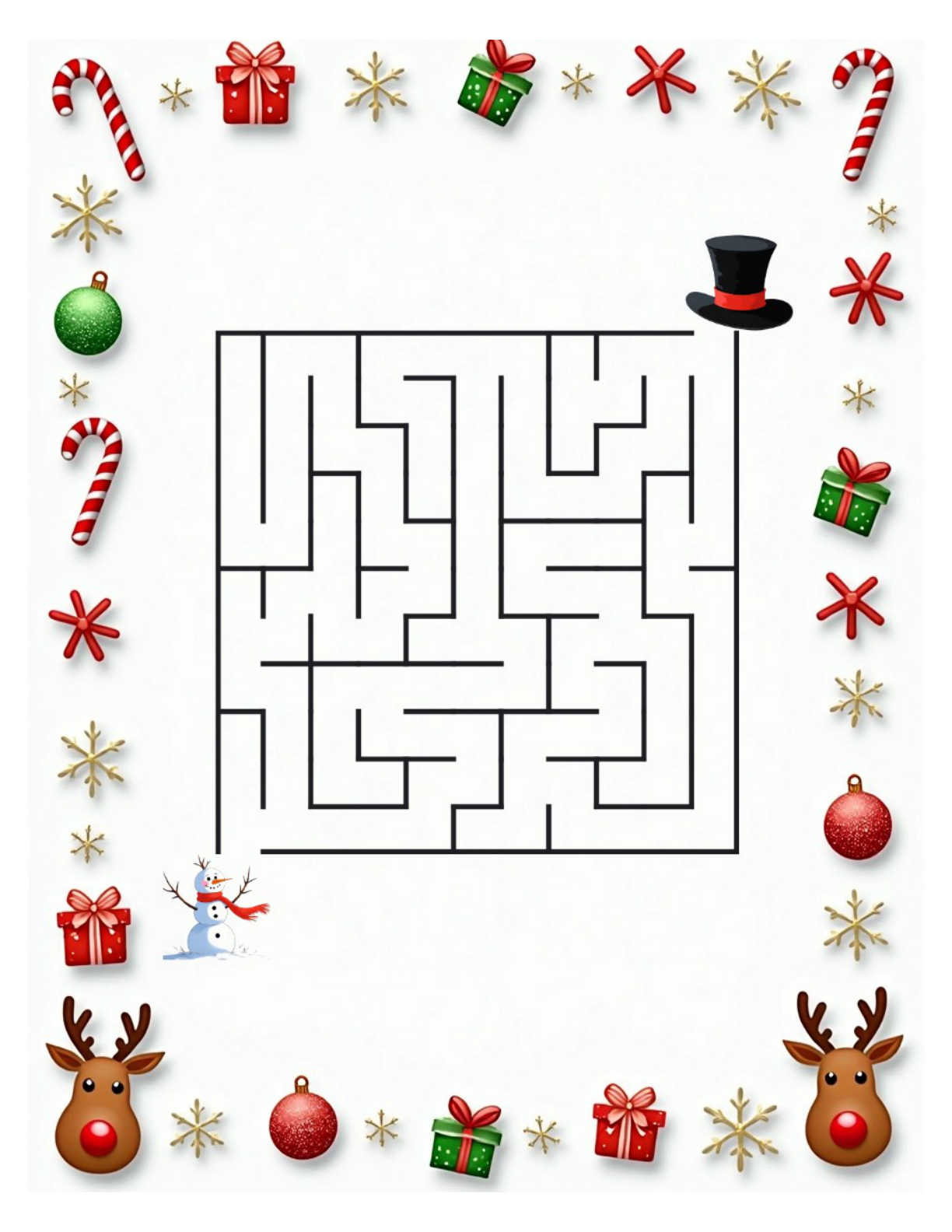 Christmas Mega Puzzles – Medium – 100 Printable Puzzles - Image 5