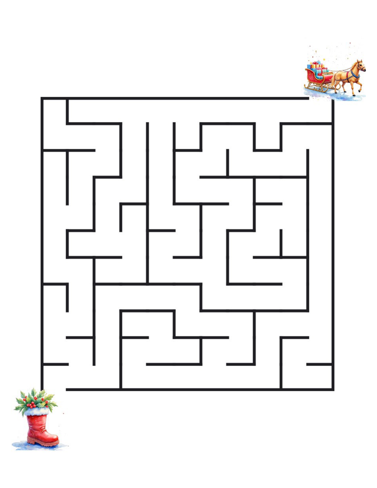 Christmas Mega Puzzles – Medium – 100 Printable Puzzles - Image 7