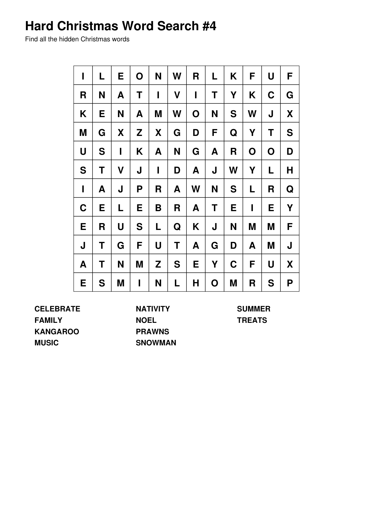 Christmas Word Searches – Hard – 50 Printable Puzzles – Book 3 - Image 9