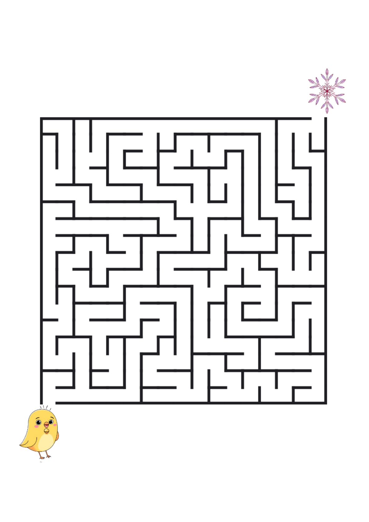 Christmas Mazes – Very Hard – 100 Printable Puzzles - Image 7