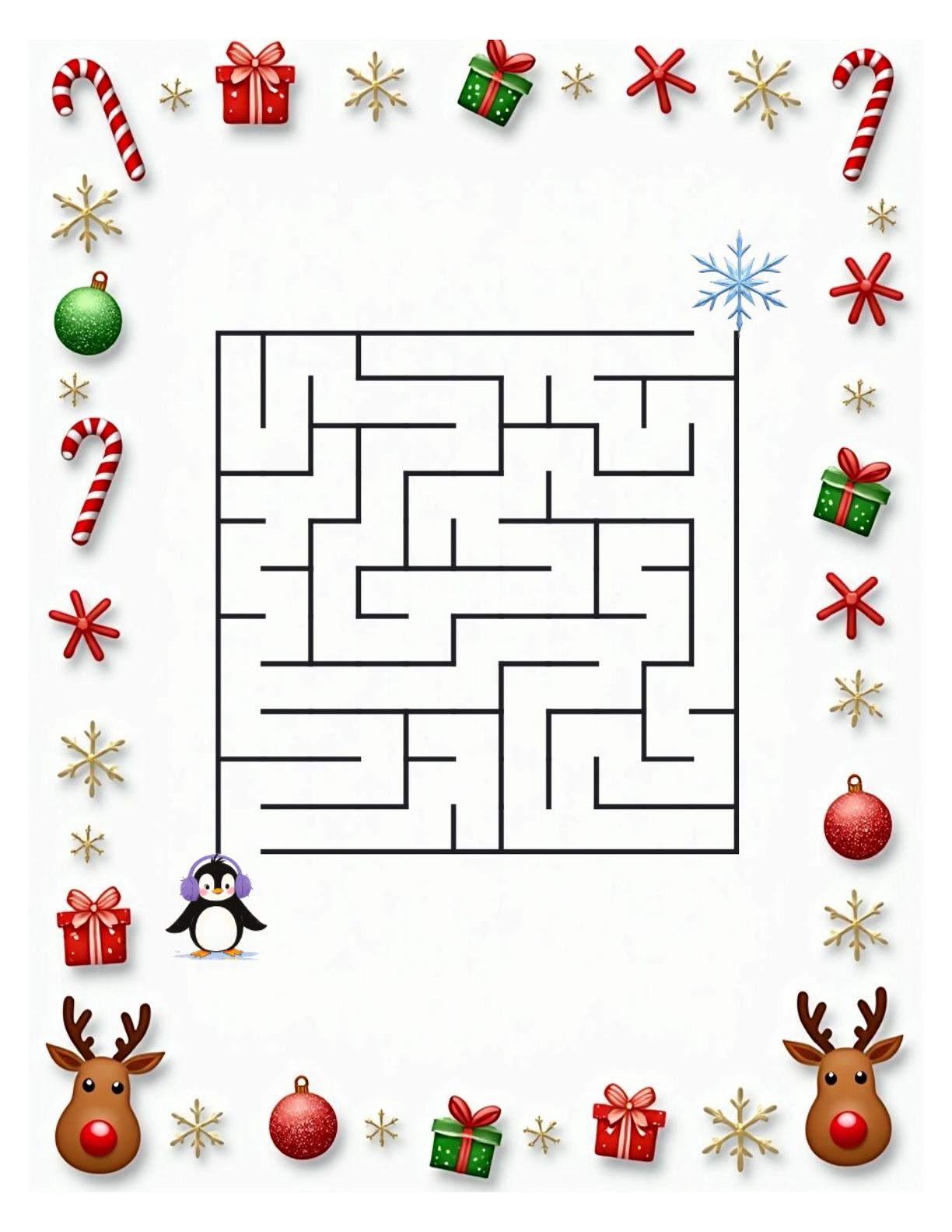 Christmas Mega Puzzles – Medium – 100 Printable Puzzles - Image 9