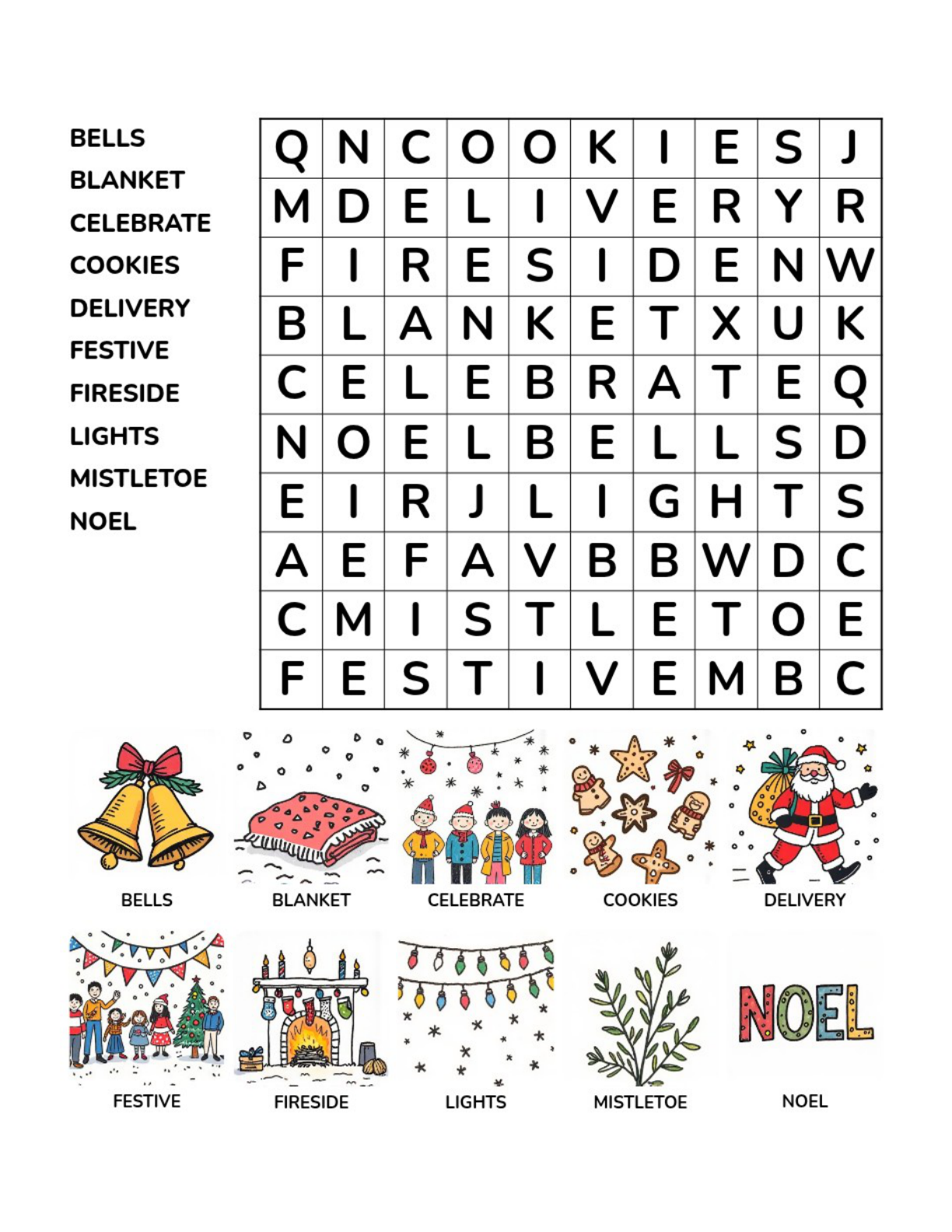 Christmas Mega Puzzles – Medium – 100 Printable Puzzles - Image 10