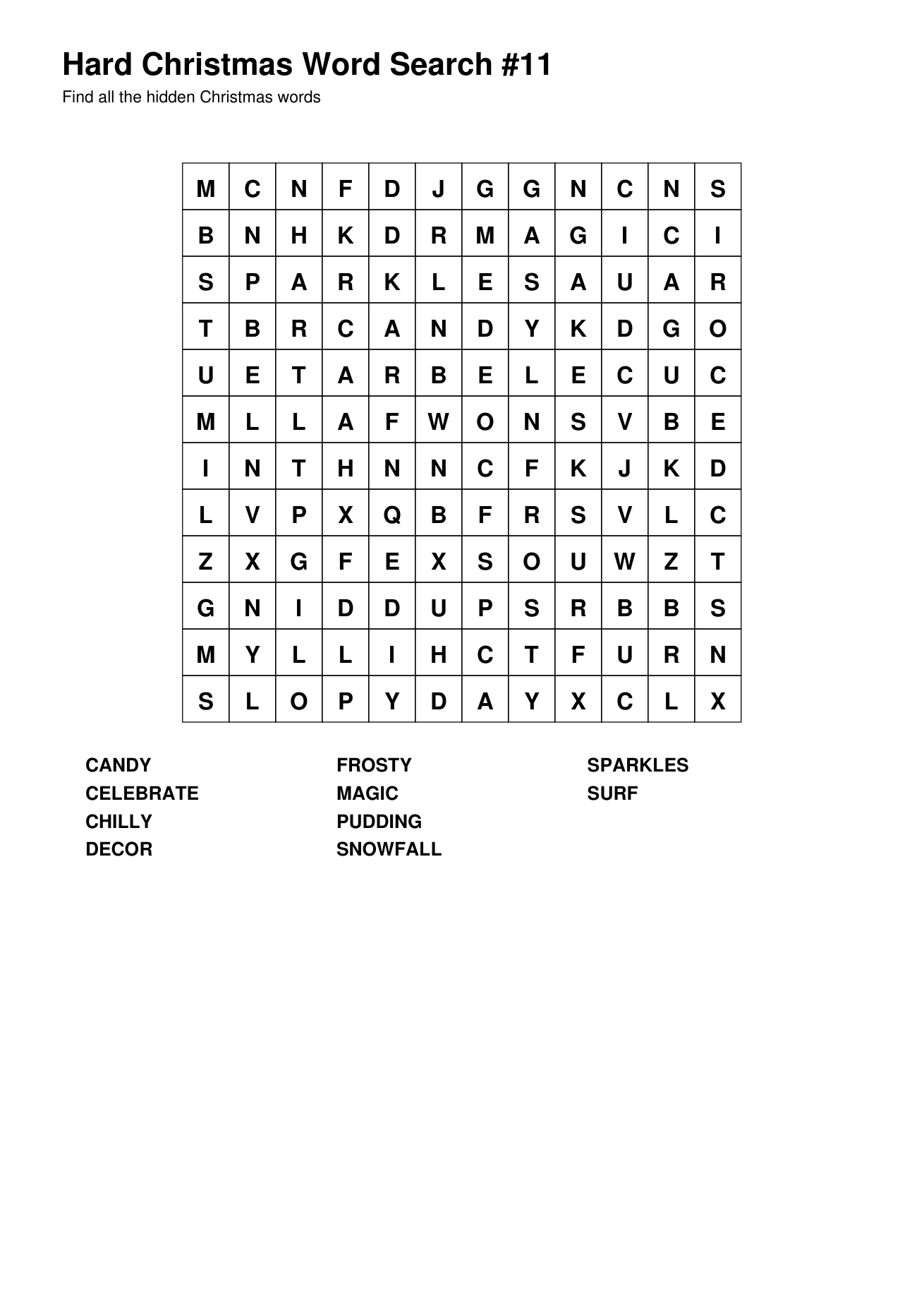 Christmas Word Searches – Hard – 50 Printable Puzzles – Book 3 - Image 8