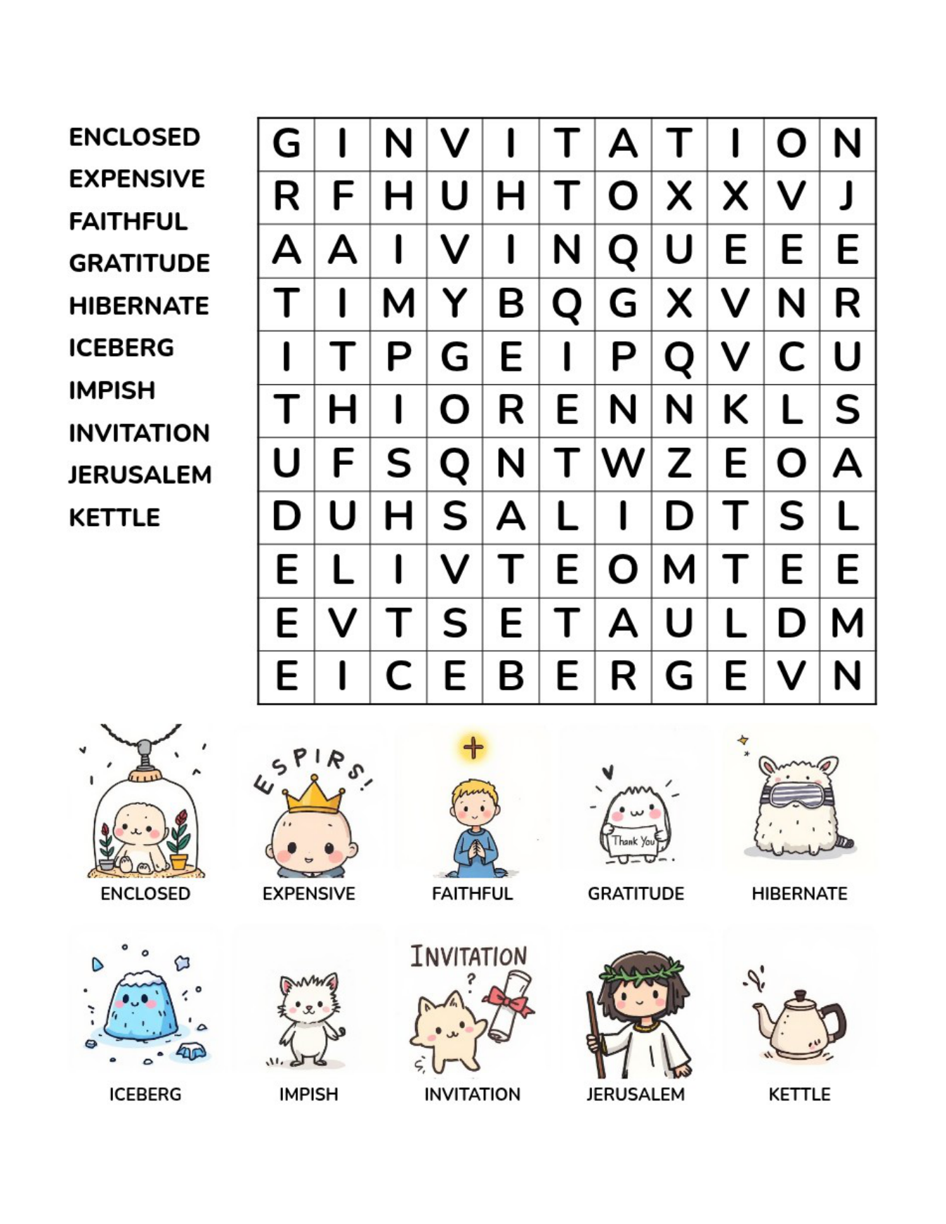 Christmas Word Searches – Medium – 50 Printable Puzzles – Book 2 - Image 9