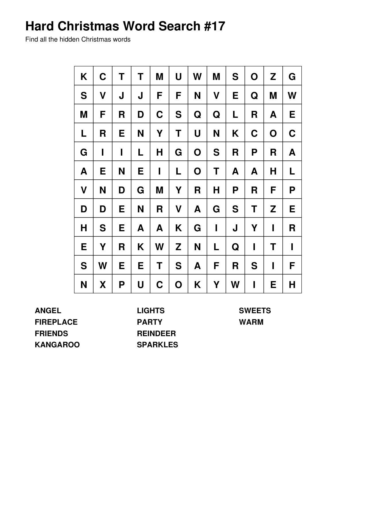 Christmas Word Searches – Hard – 50 Printable Puzzles – Book 3 - Image 7