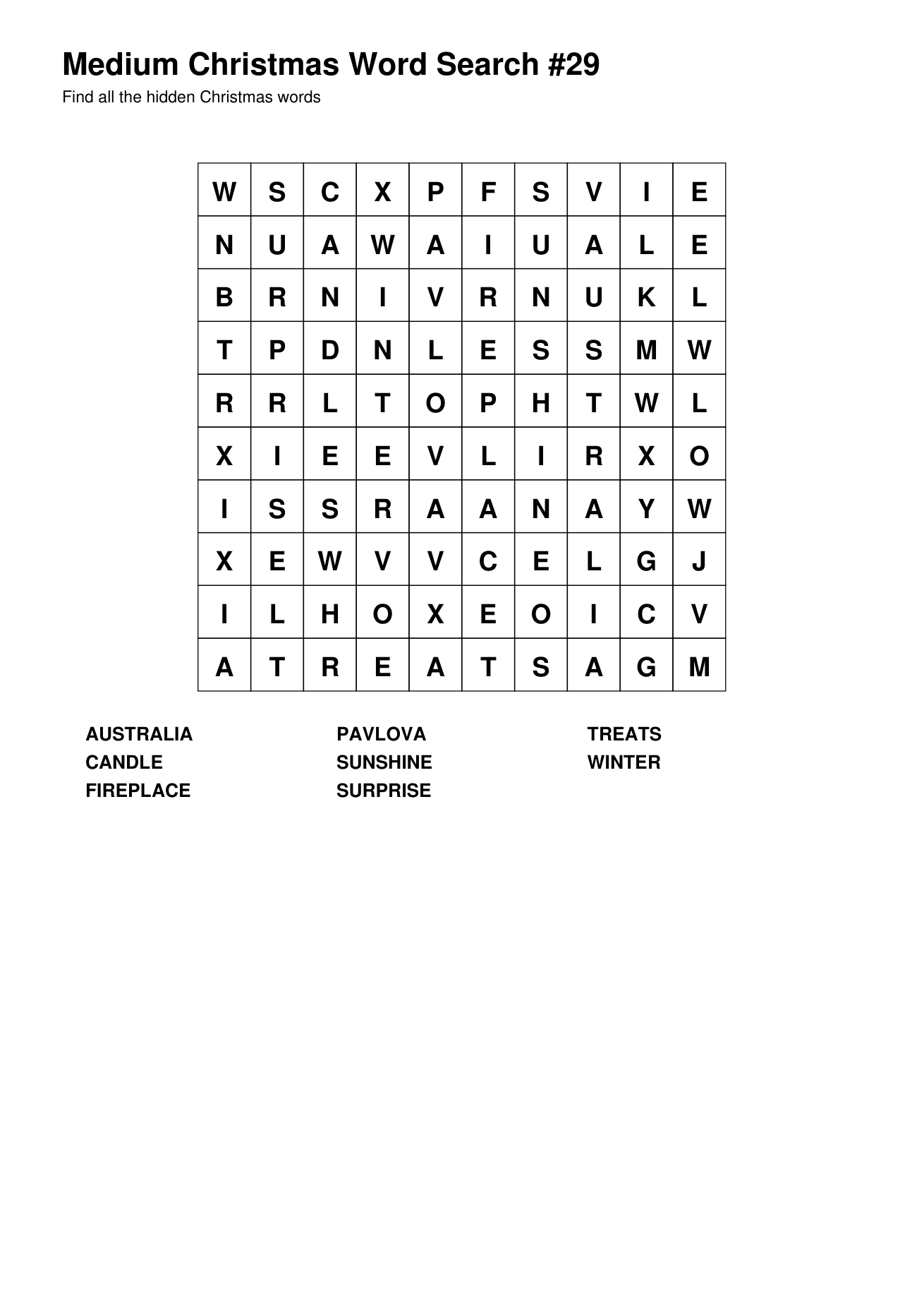 Christmas Word Searches – Medium – 50 Printable Puzzles – Book 3 - Image 6