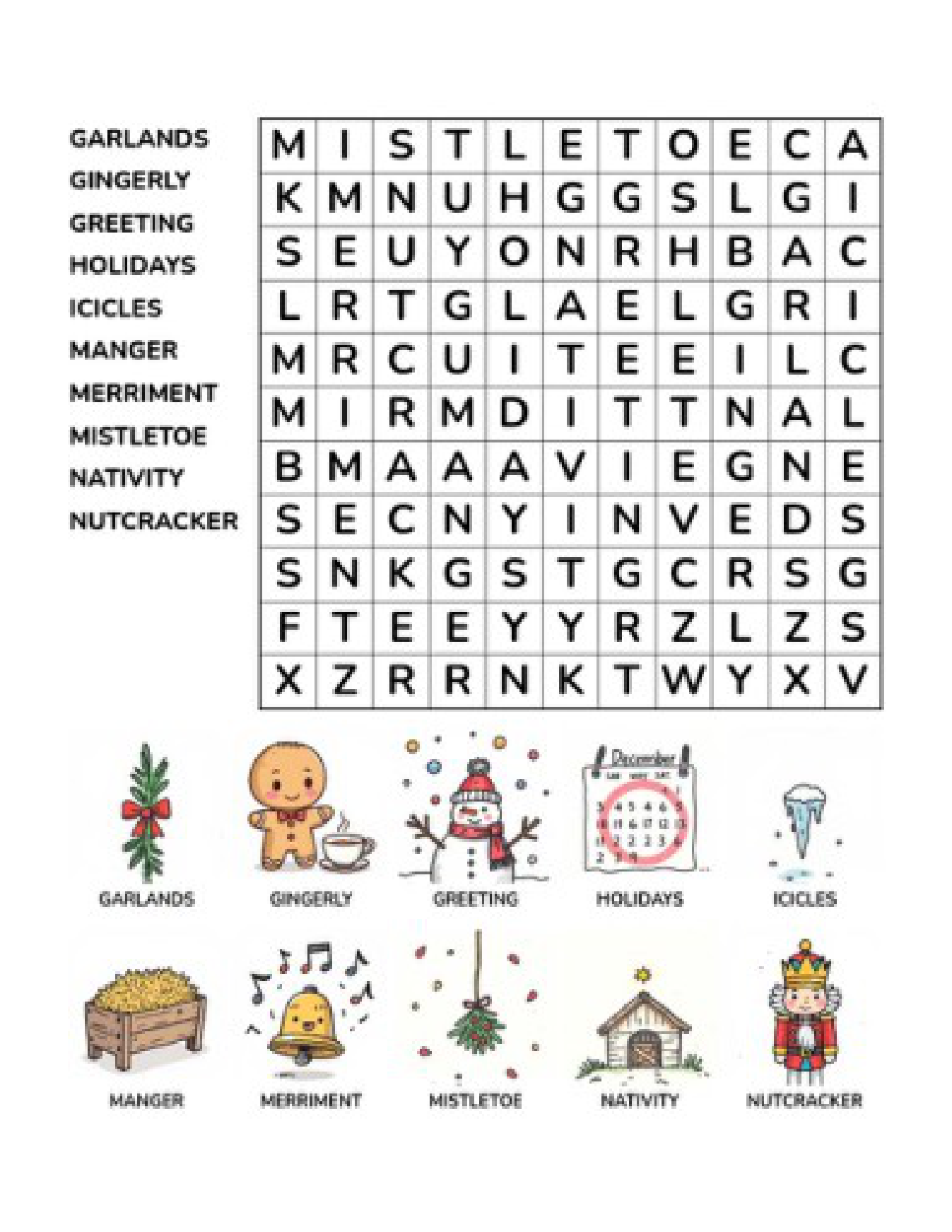 Christmas Easy Mega Puzzle Book for Kids - Image 3