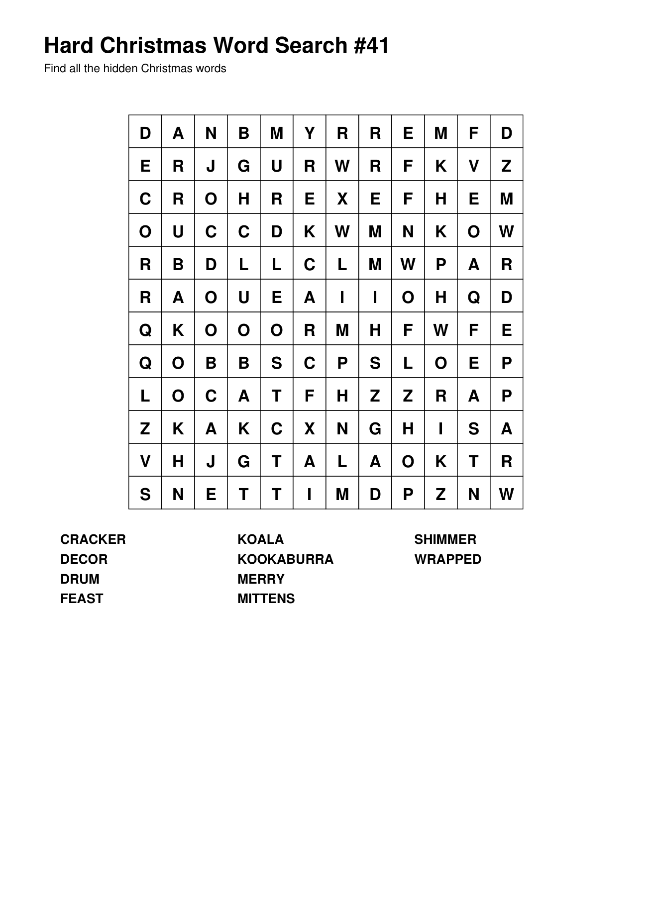 Christmas Word Searches – Hard – 50 Printable Puzzles – Book 3 - Image 4