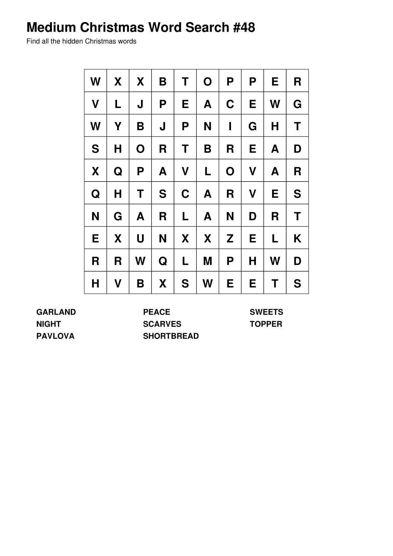 Christmas Word Searches – Medium – 50 Printable Puzzles – Book 3 - Image 4