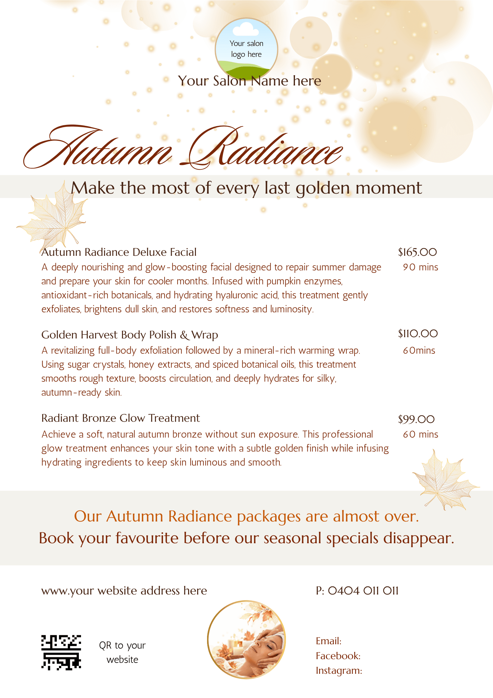 Autumn Radiance – 3-Month Salon Marketing Kit - Image 3