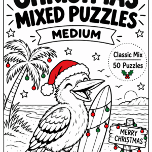Christmas Mixed Puzzles – Medium – 50 Printable Puzzles