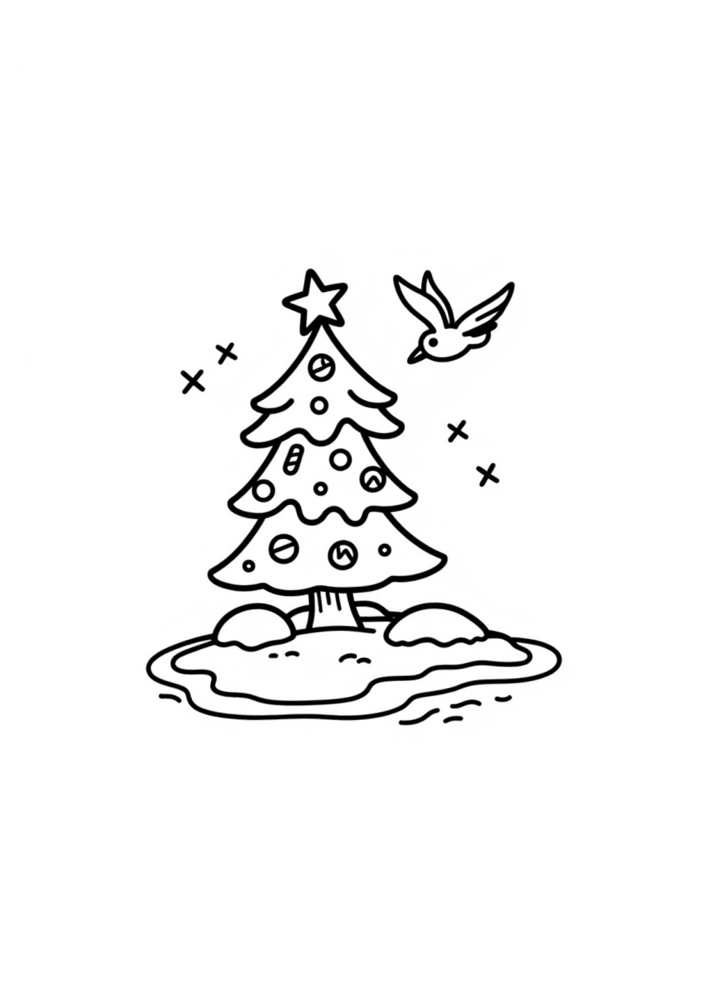 Australian Christmas Colouring Book – 50 Printable Pages - Copy - Image 9