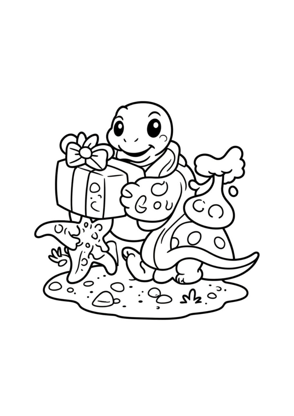 Australian Christmas Colouring Book – 50 Printable Pages - Copy - Image 4