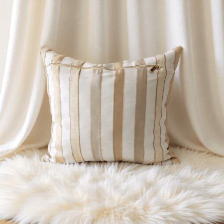 Gold Stripe Cushion Product Pic